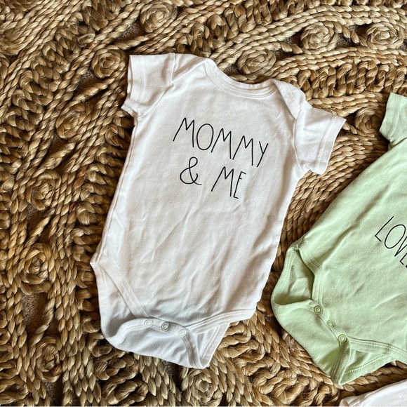 RAE DUNN Baby Onesies 6-9M - Picture 5 of 7